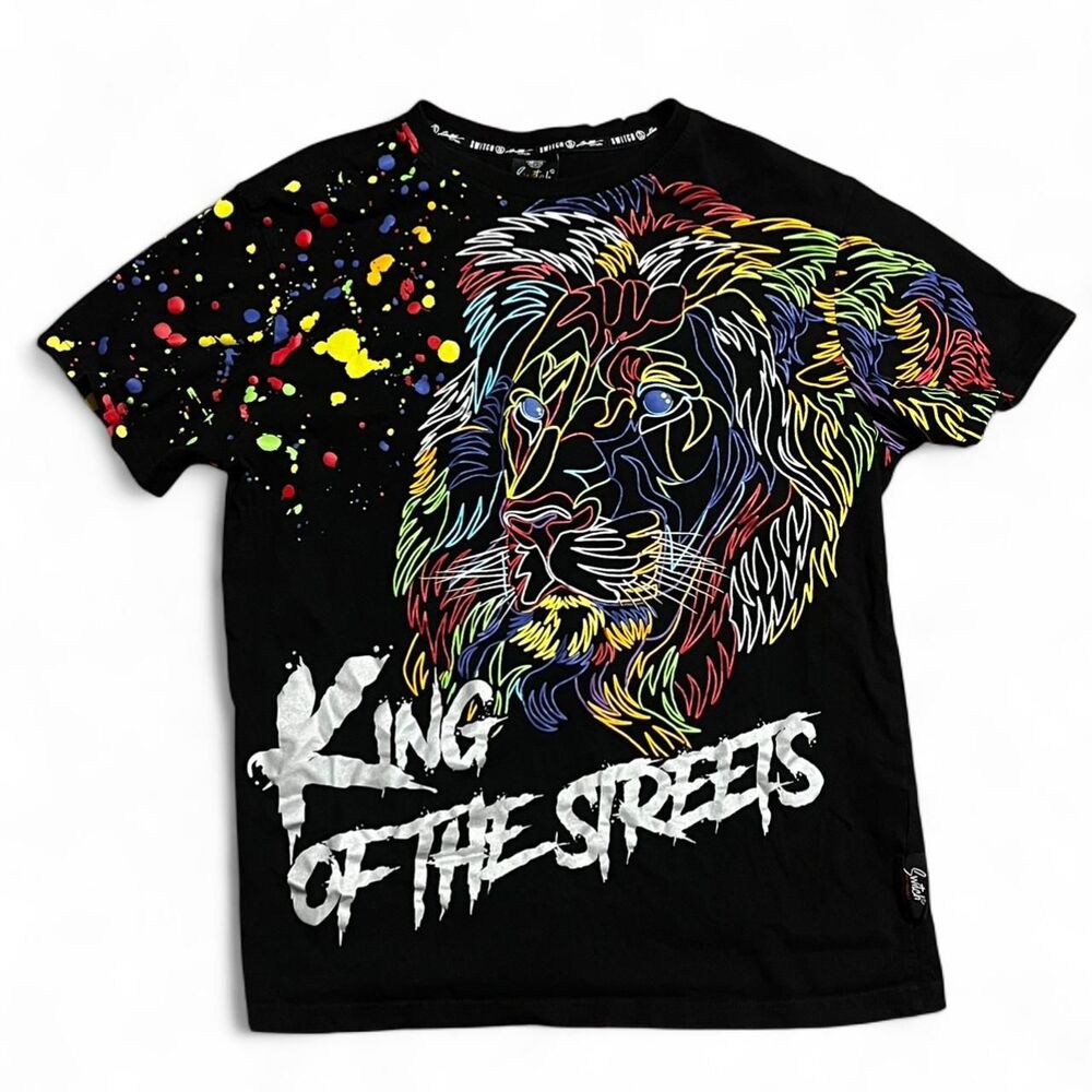 Switch Remarkable "King of the Streets" Lion Graphic Tee - Size M